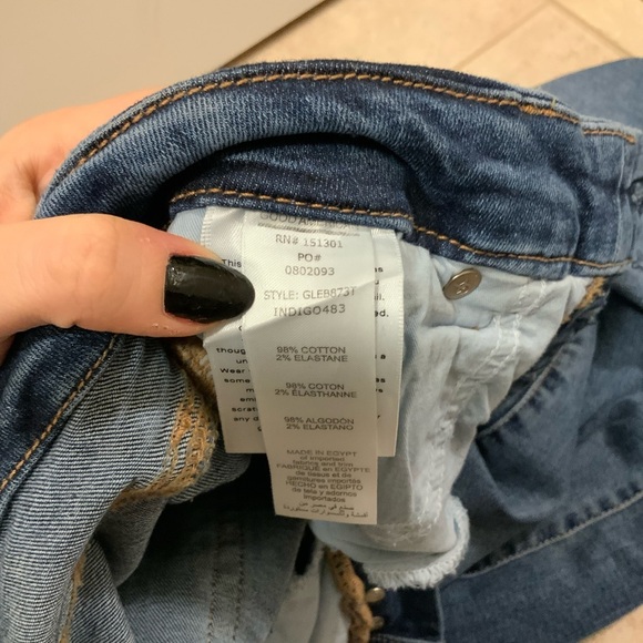 GOOD AMERICAN High Waisted Indigo Medium Wash Skinny Denim Women’s Jeans Size 27 - Picture 6 of 13